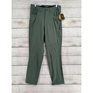 Dakine Leeward Outdoor Hiking Pants Mens M Peat Green Stretch Drawstring NEW